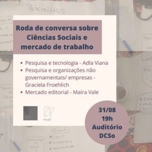 Roda de conversa sobre Ciências Sociais e mercado de trabalho