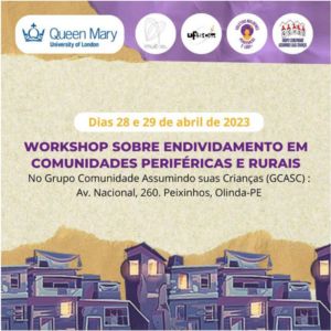 Workshop sobre endividamento em comunidades periféricas e rurais